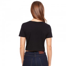 Plain Women's polycotton crop top Bella+Canvas 122 GSM